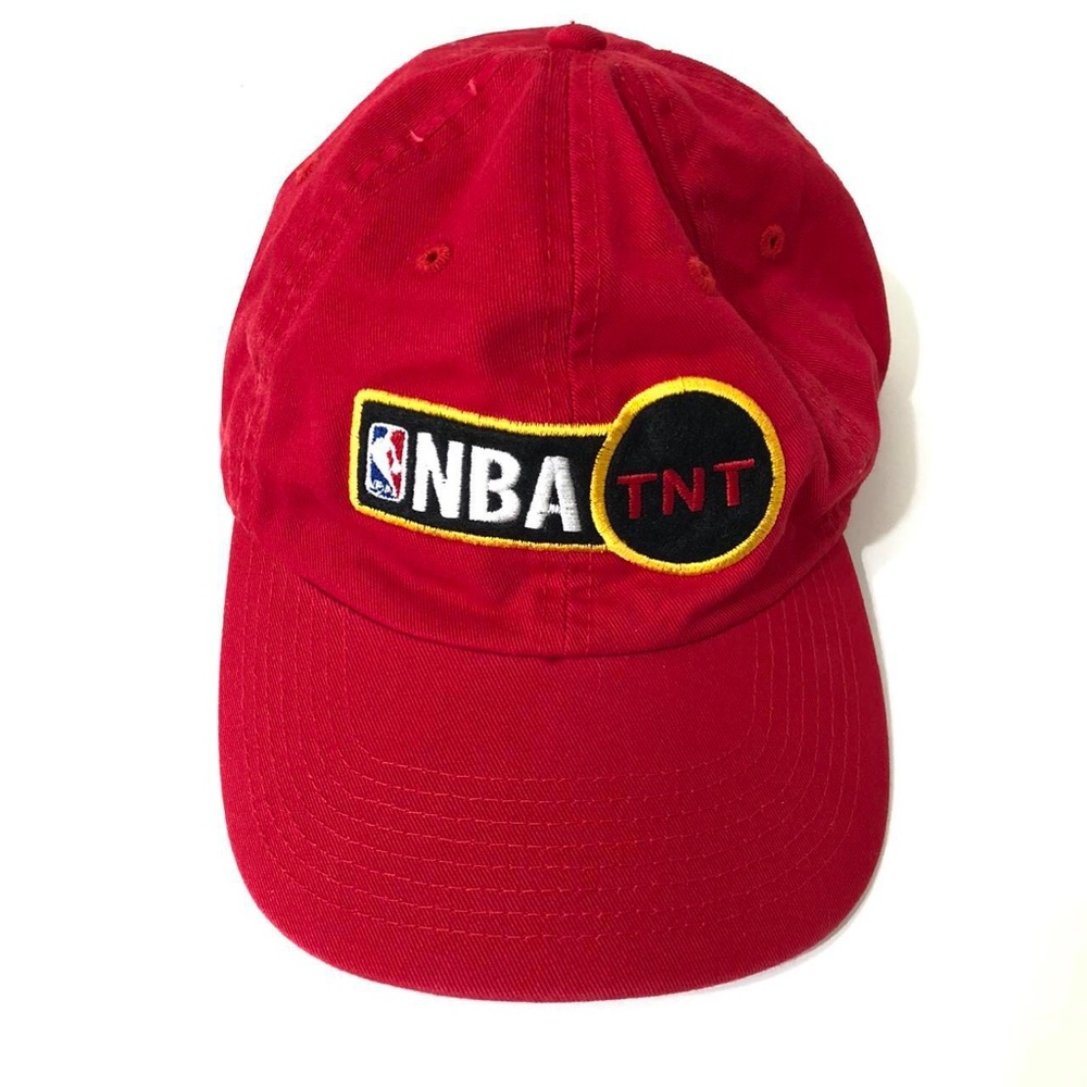 Red NBA TNT logo Cap unisex men’s women’s